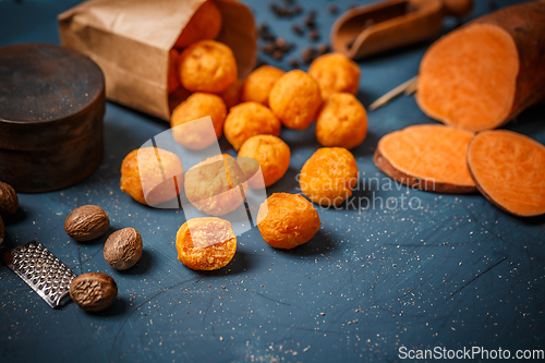 Image of Mashed sweet potato balls