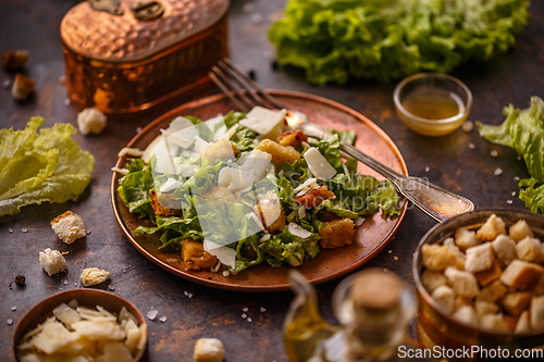 Image of Plate of Caesar Salad