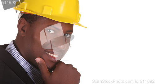 Image of Young african american businessman