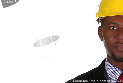 Image of Young african american businessman