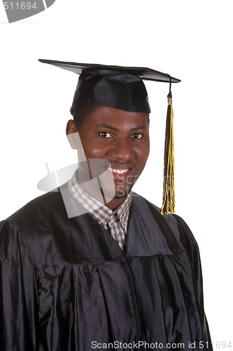 Image of happy graduation a young man 