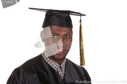 Image of happy graduation a young man 