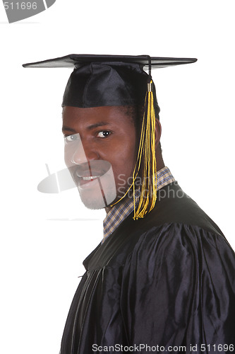 Image of happy graduation a young man 