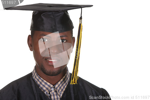 Image of happy graduation a young man