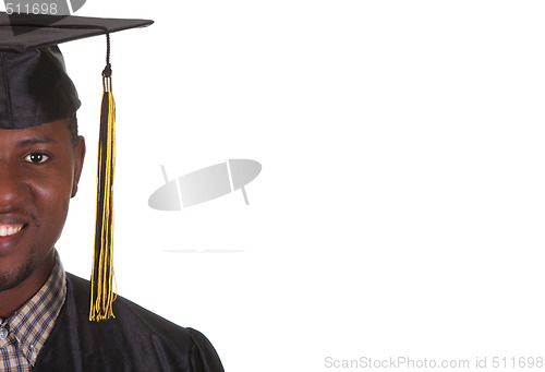 Image of happy graduation a young man