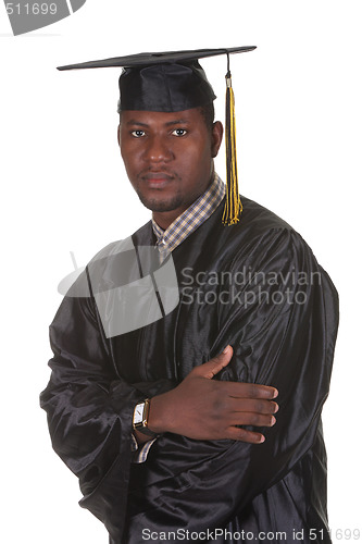 Image of happy graduation a young man 