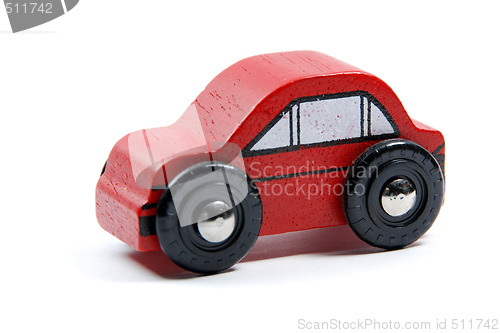 Image of Red toy car