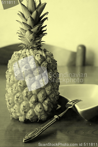 Image of Fresh tropical pineapple