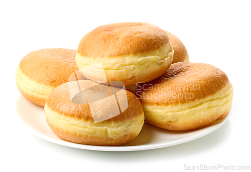 Image of freshly baked jelly donuts