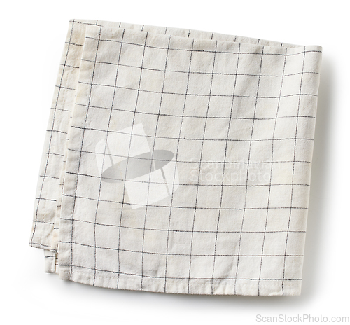 Image of white folded serviette