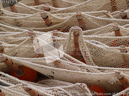 Image of net and buoys