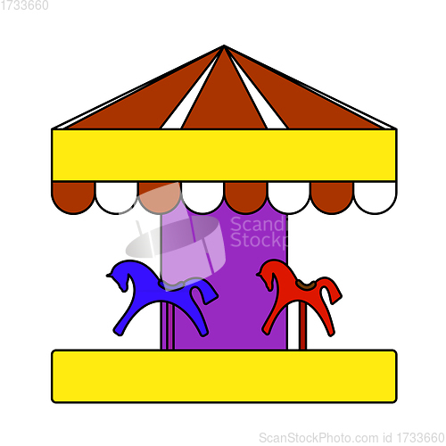 Image of Children Horse Carousel Icon