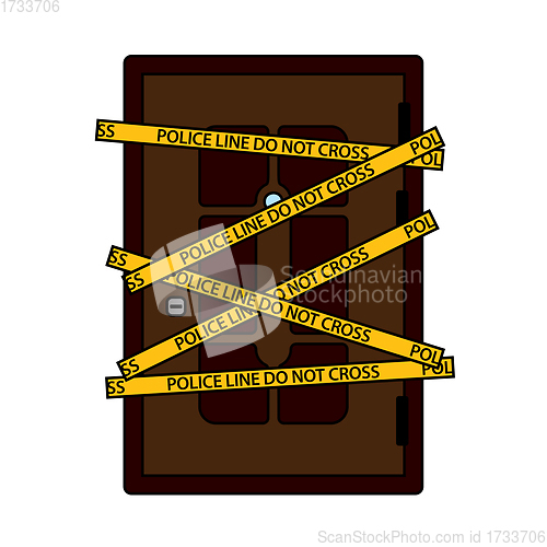 Image of Crime Scene Door Icon