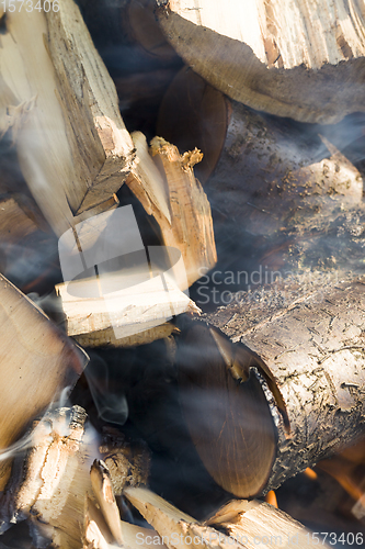 Image of dangerous smoke and flames