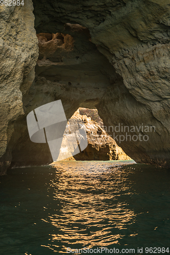 Image of Beautiful cave in the Algarve