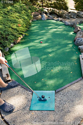 Image of Mini Golfing