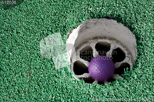 Image of Purple Golf Ball