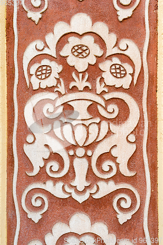 Image of Old floral wall decoration