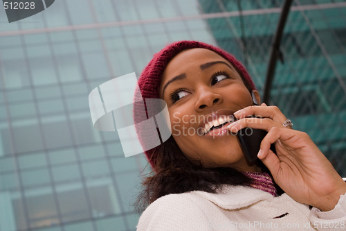 Image of Business Woman In The City