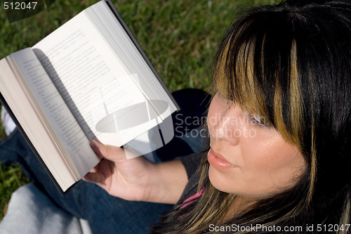 Image of Young Woman Reading