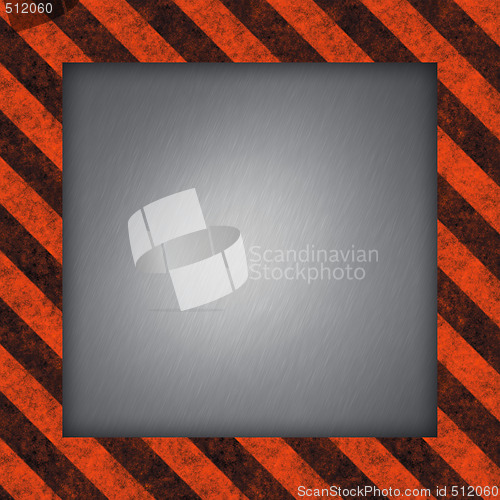 Image of Hazard Stripes Frame