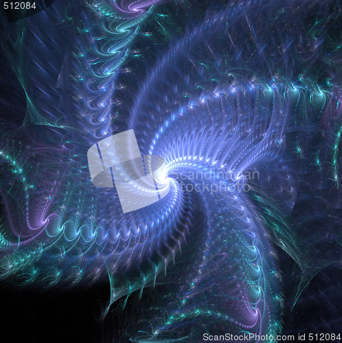 Image of Blue Spiral