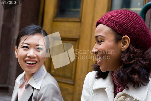 Image of Business Women Chatting