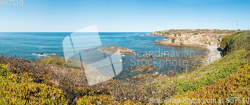 Image of Cliffs on the beach Vila Nova de Milfontes