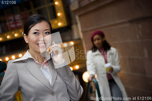 Image of Business Woman In The City