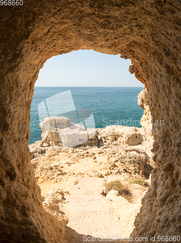 Image of Rocky coastline near Carvoeiro