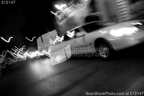 Image of City Limo at Night