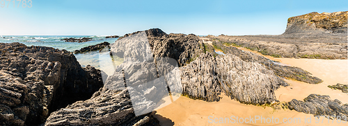 Image of Beach with rocks in Almograve