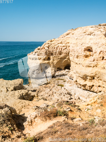 Image of Rocky coastline near Carvoeiro