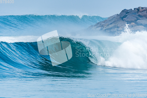 Image of Atlantic waves in Portugal