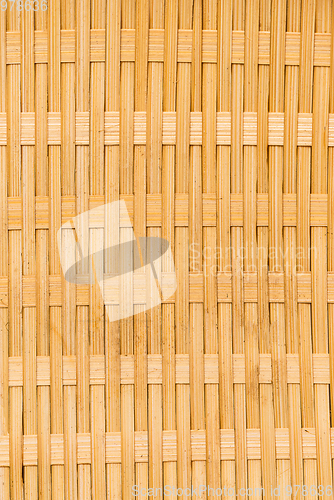 Image of Background of rustic interlaced straw