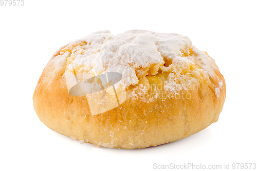 Image of Traditional Portuguese coconut pastry called Pao de Deus