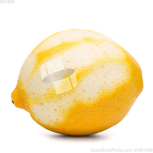 Image of Peeled lemon fruit