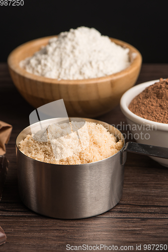 Image of Muffins baking ingredients