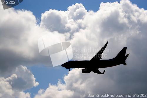 Image of Airplane Silhouette