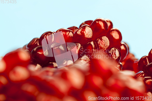 Image of sweet and sour ripe pomegranate