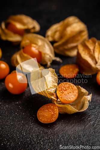 Image of Physalis fruit with husk