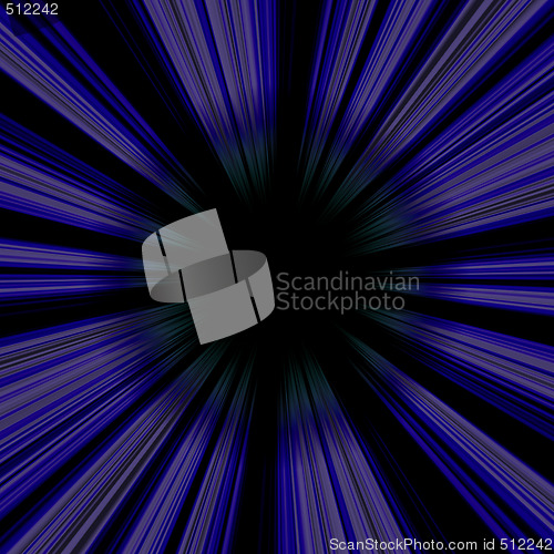 Image of Blue Abstract Vortex