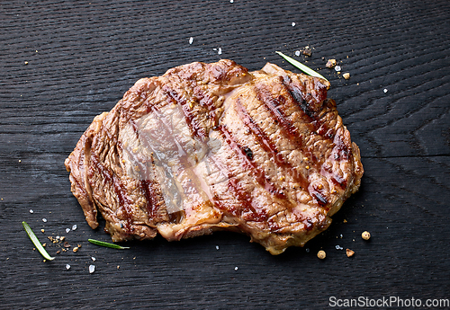 Image of freshly grilled beef entrecote steak