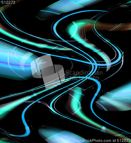 Image of Abstract Glowing Lines