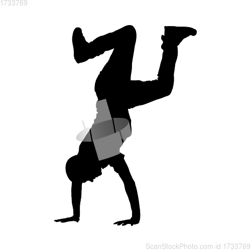 Image of Hip Hop Dancer Silhouette