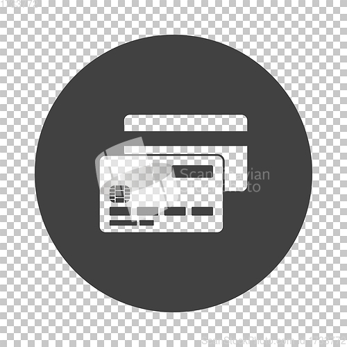 Image of Front And Back Side Of Credit Card Icon