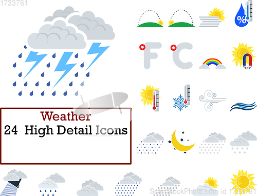 Image of Weather Icon Set
