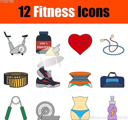 Image of Fitness Icon Set