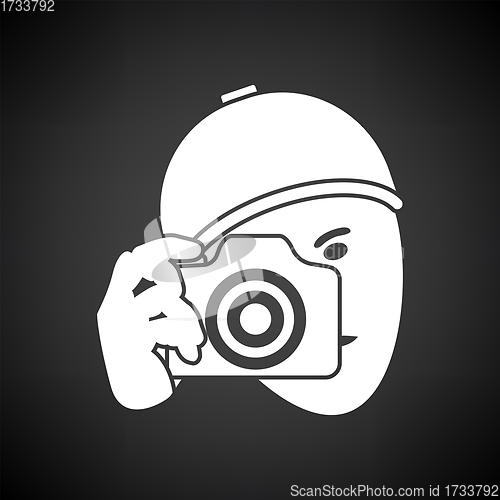 Image of Detective With Camera Icon