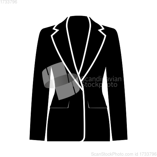 Image of Business Woman Suit Icon
